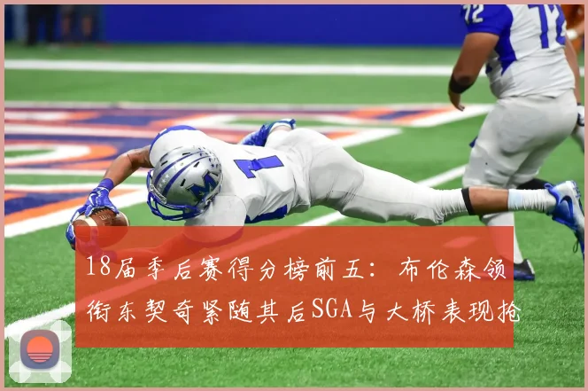 18届季后赛得分榜前五：布伦森领衔东契奇紧随其后SGA与大桥表现抢眼